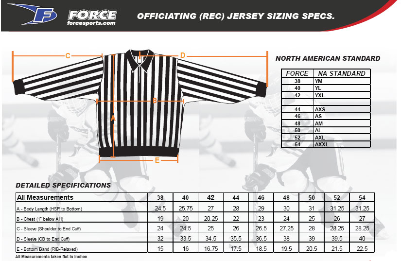 Download Force Pro Linesman Jersey - Mens | Pure Hockey Equipment